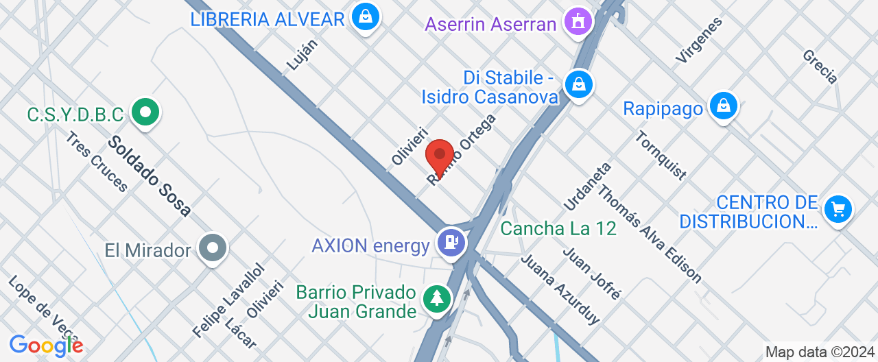 Mapa de la ubicación