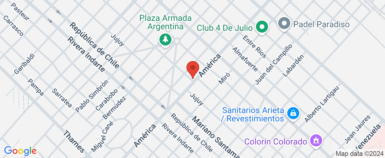 Mapa de la ubicación