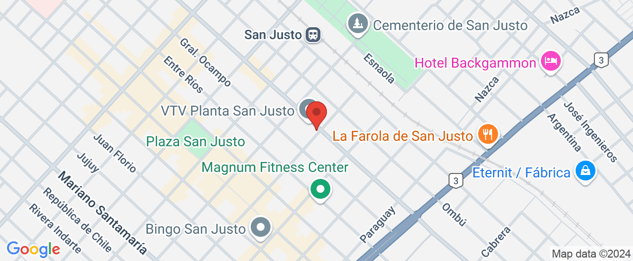 Mapa de la ubicación