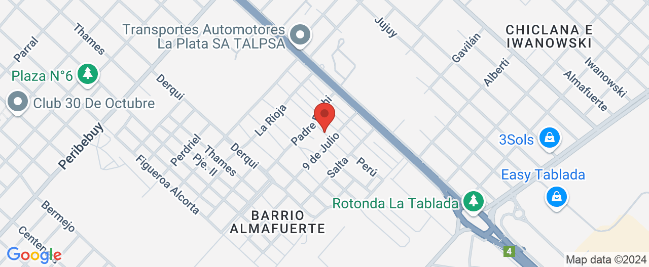 Mapa de la ubicación