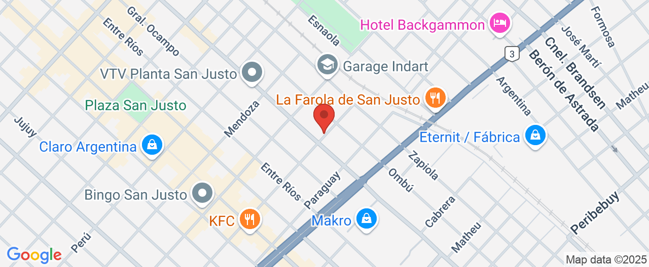Mapa de la ubicación