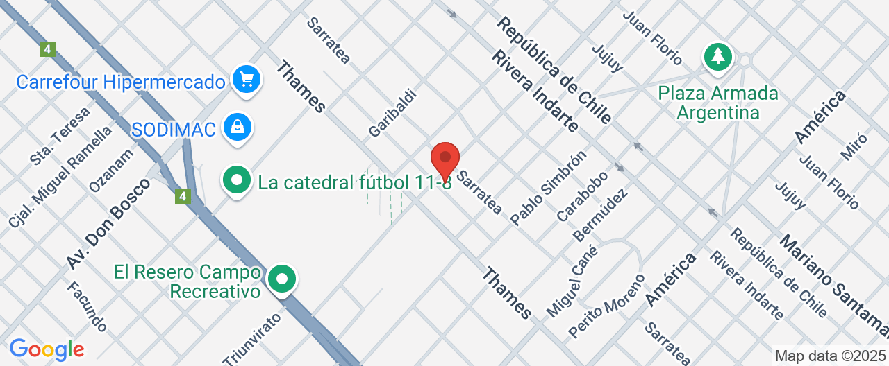 Mapa de la ubicación