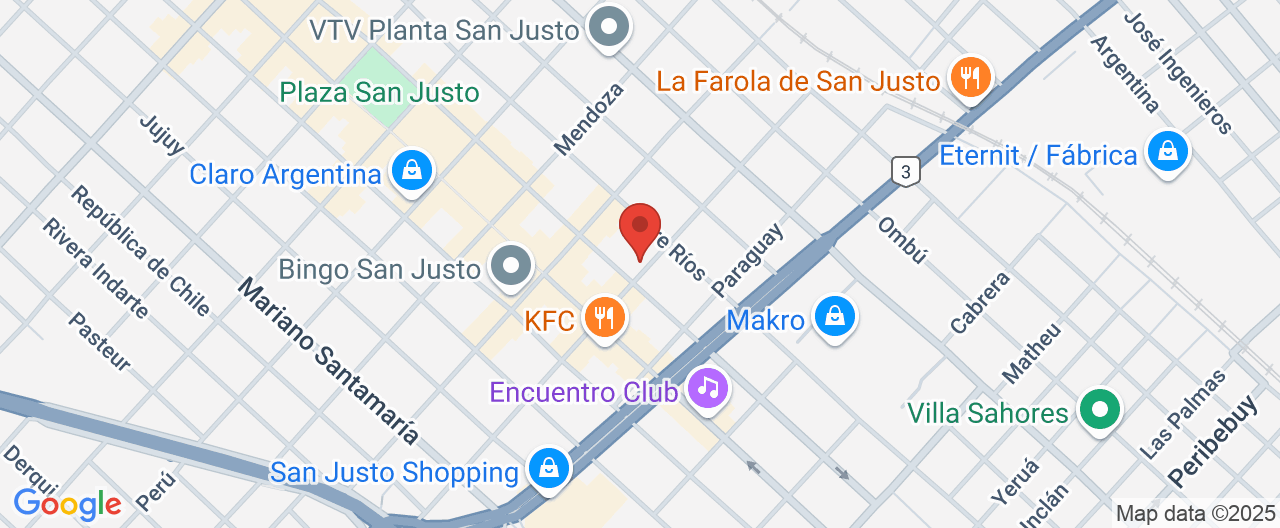 Mapa de la ubicación