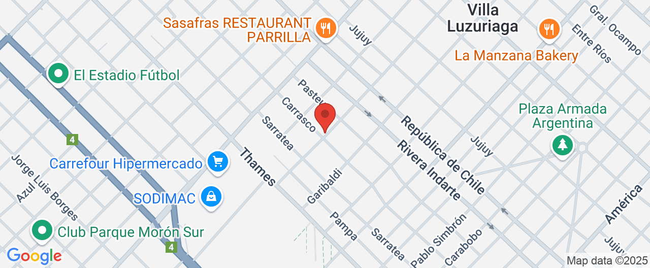 Mapa de la ubicación