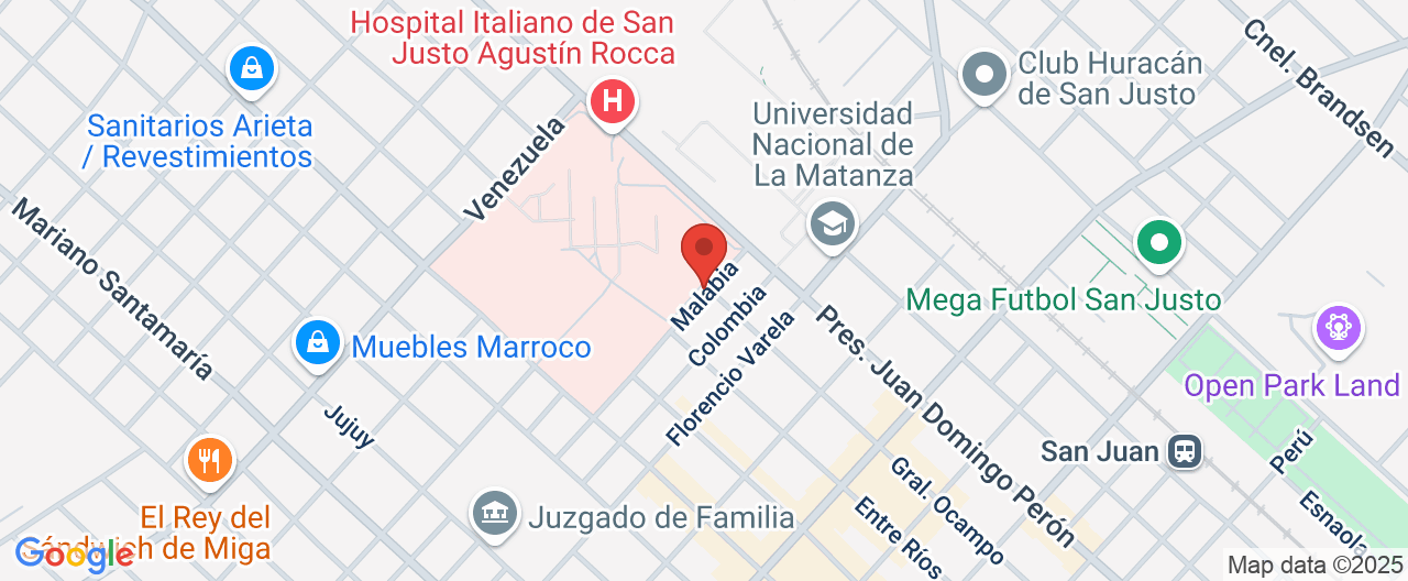 Mapa de la ubicación