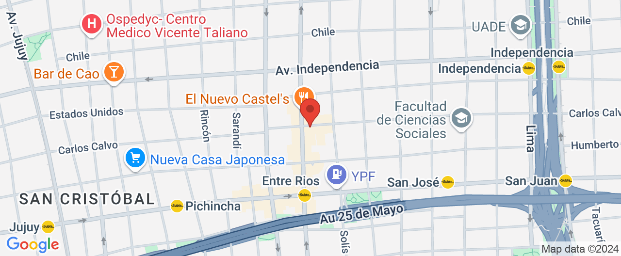 Mapa de la ubicación