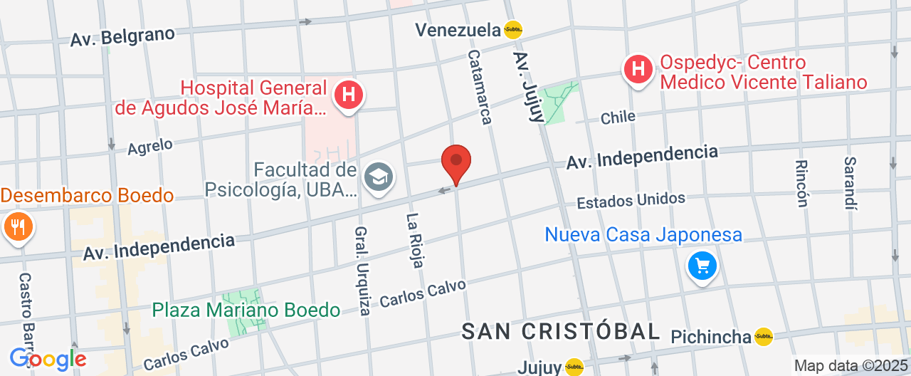 Mapa de la ubicación