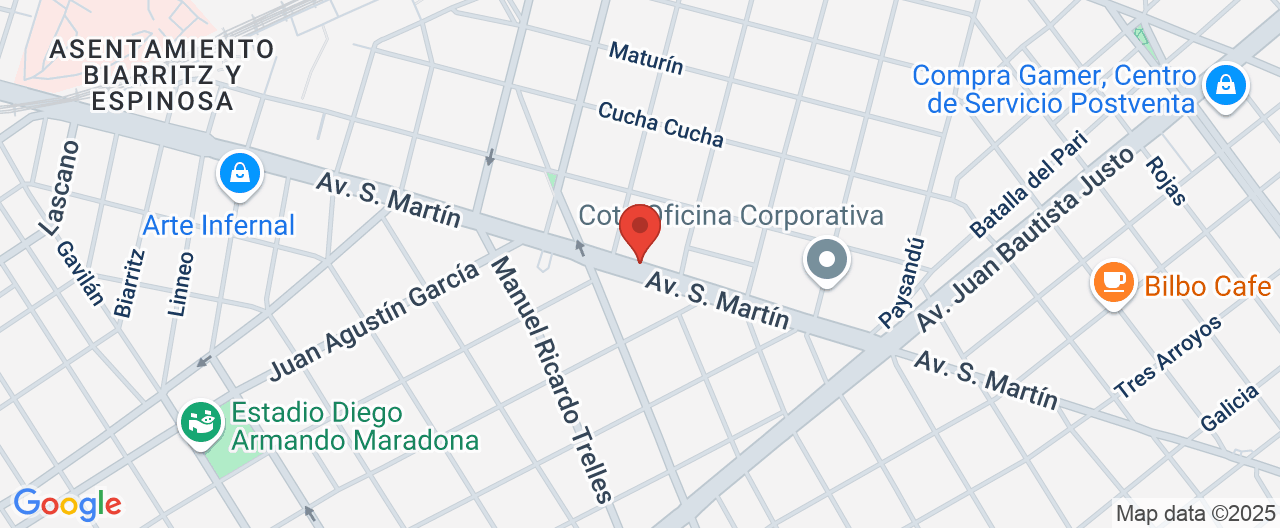 Mapa de la ubicación