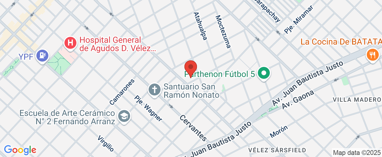 Mapa de la ubicación