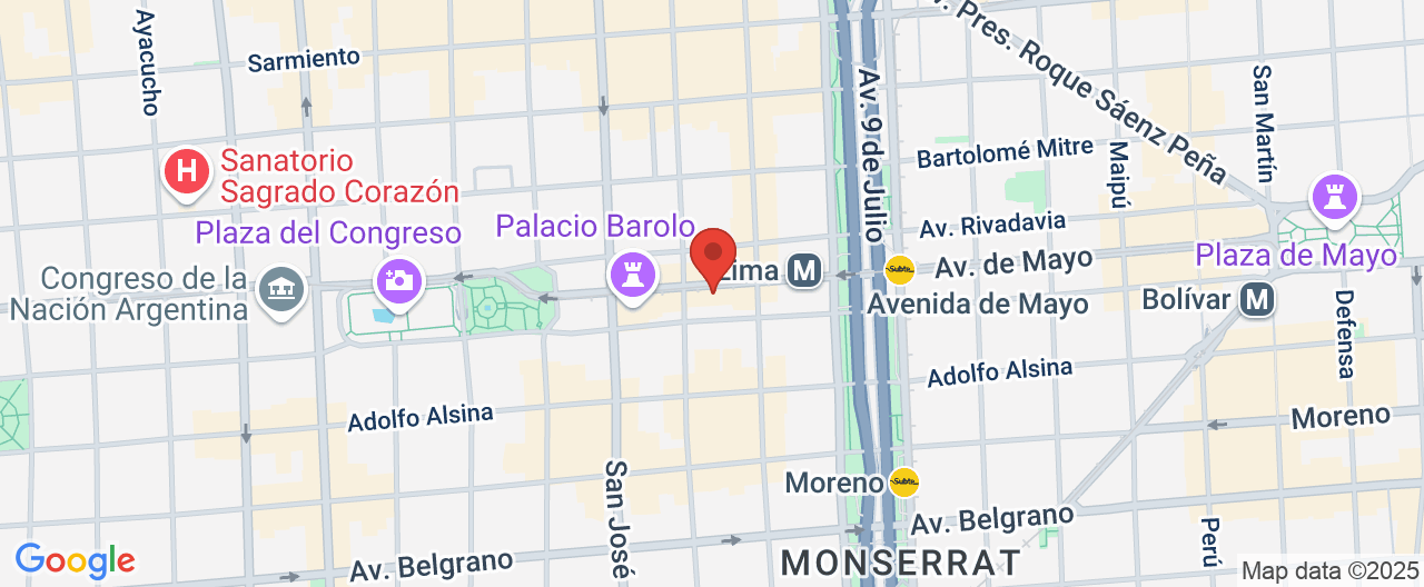 Mapa de la ubicación