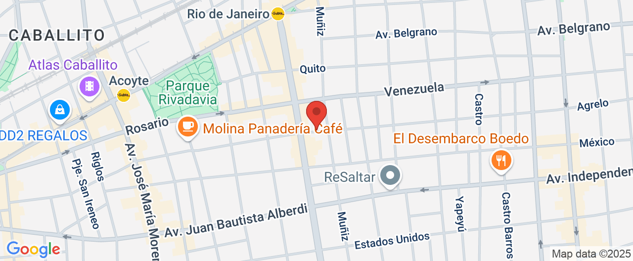 Mapa de la ubicación