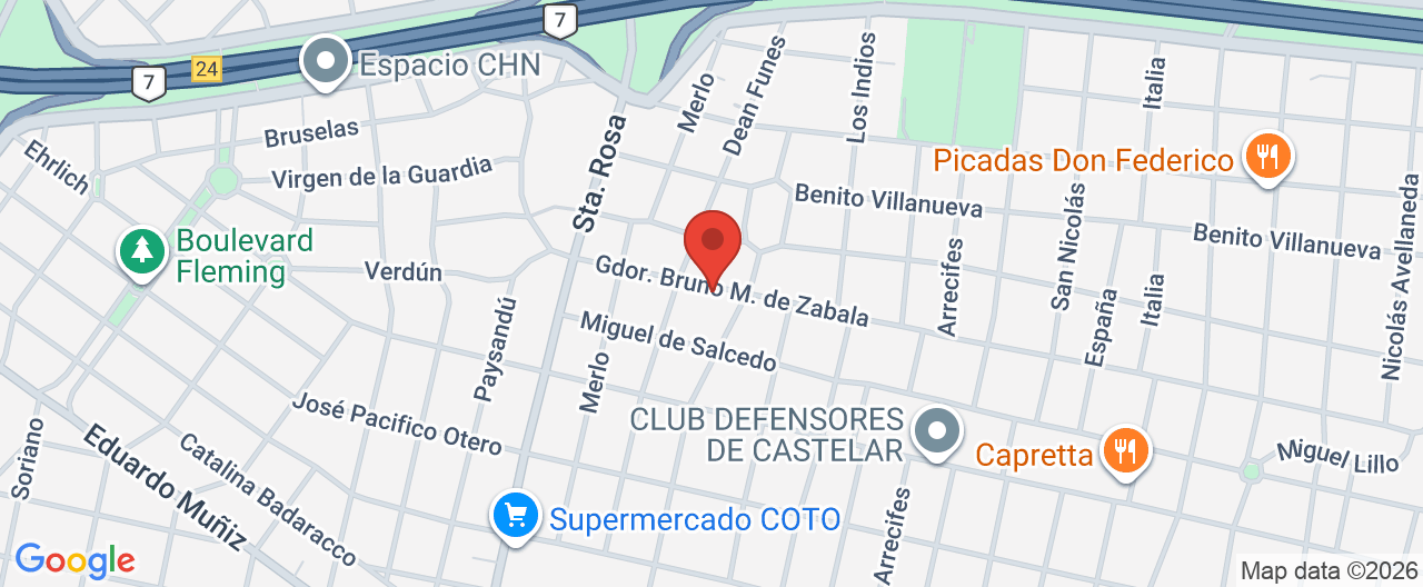 Mapa de la ubicación