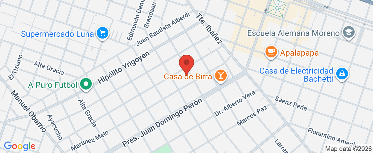 Mapa de la ubicación
