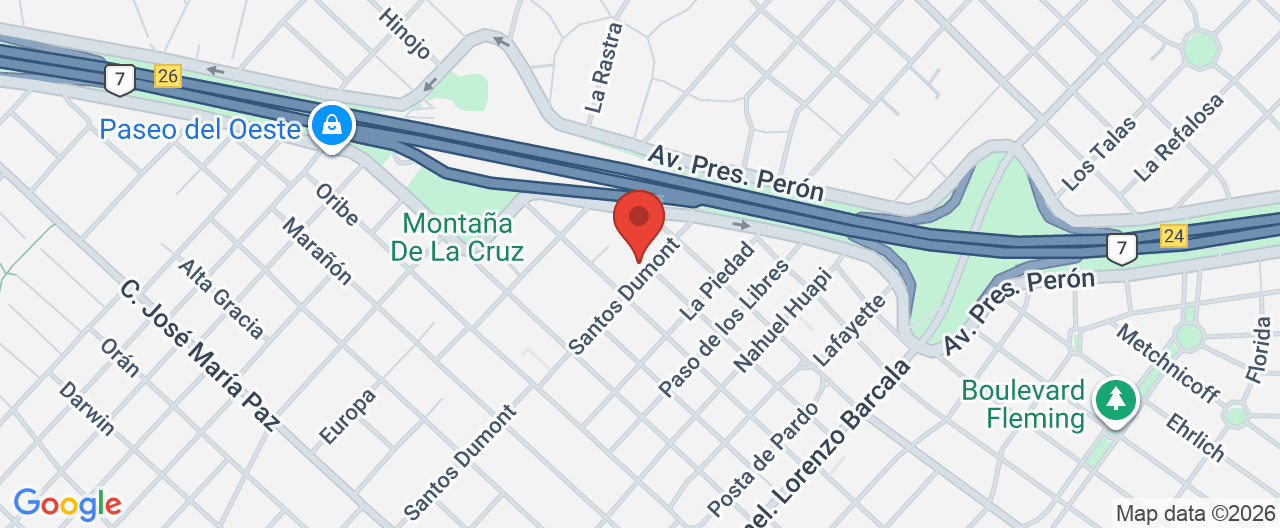 Mapa de la ubicación