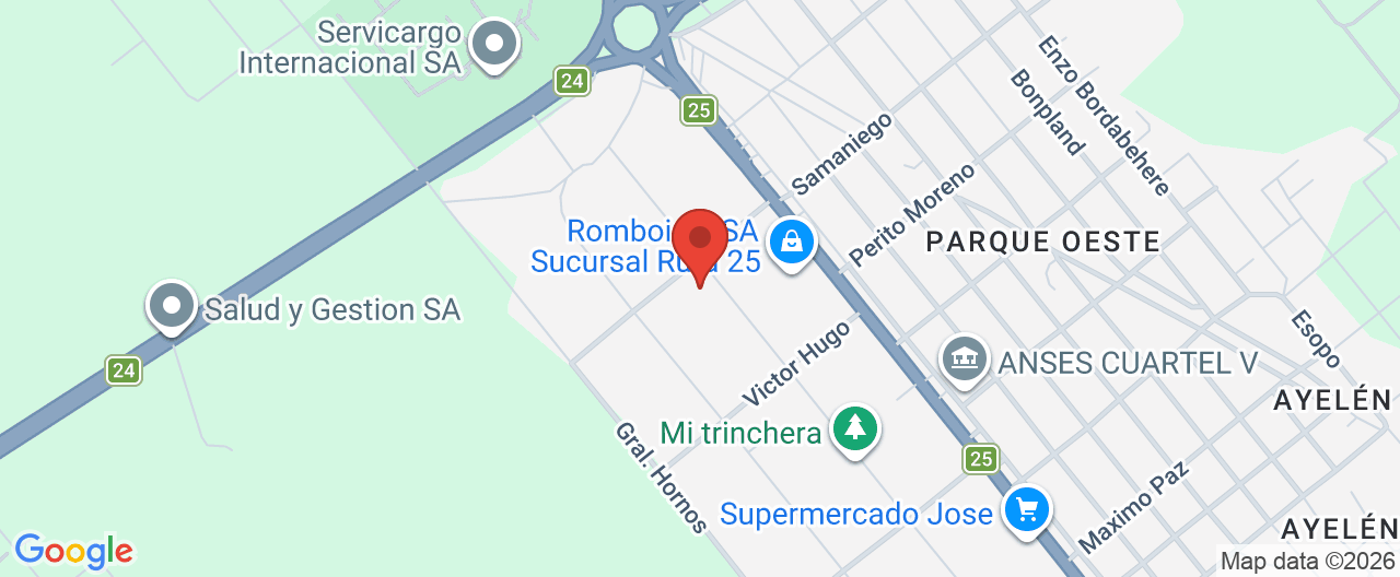 Mapa de la ubicación