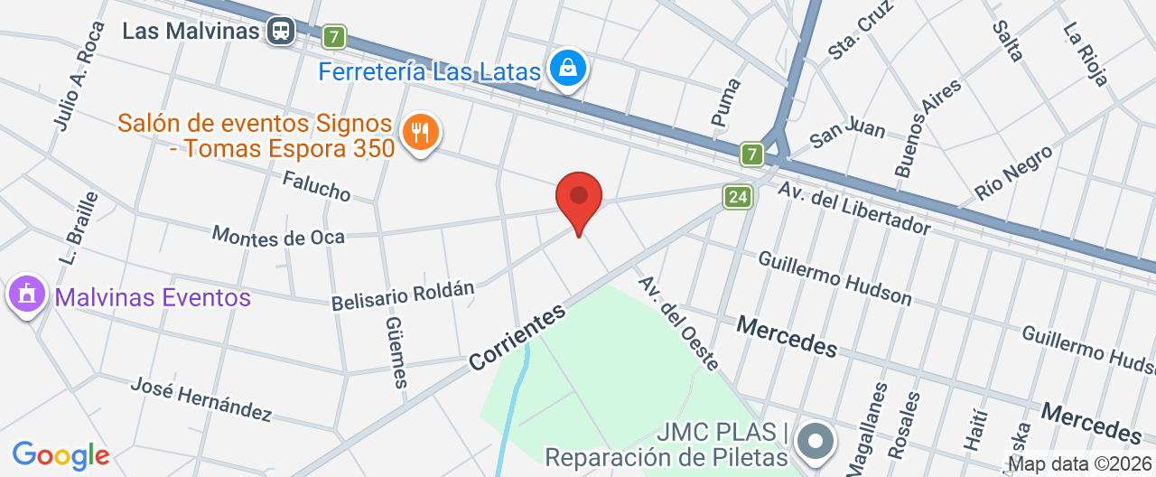 Mapa de la ubicación