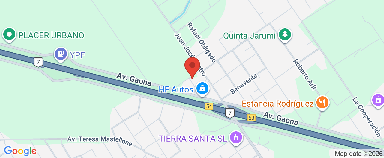 Mapa de la ubicación