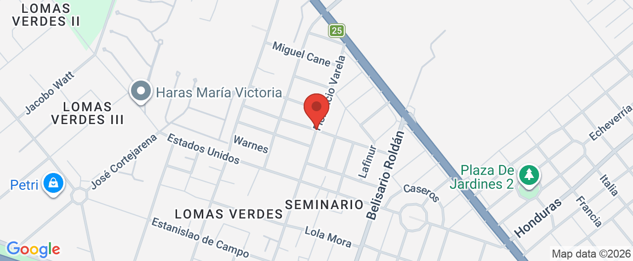 Mapa de la ubicación