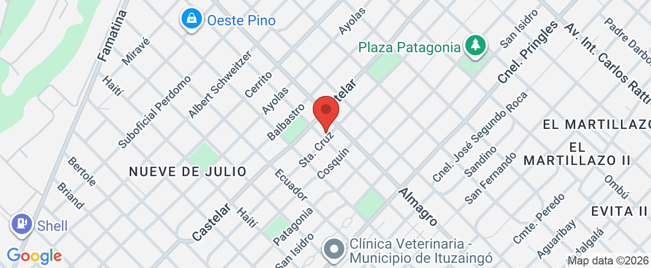 Mapa de la ubicación