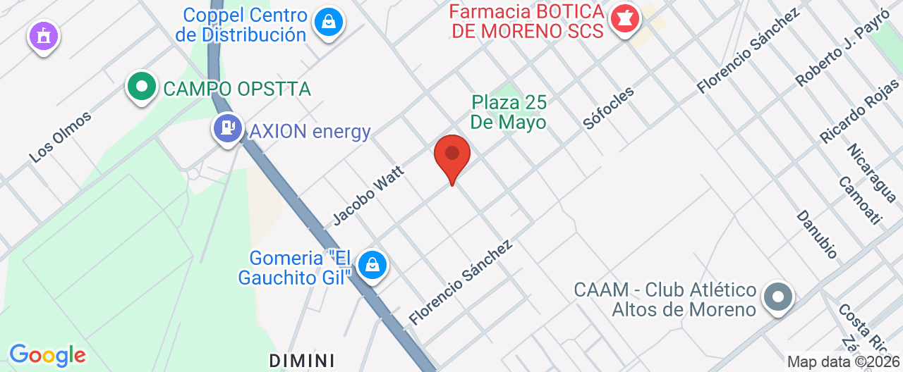 Mapa de la ubicación