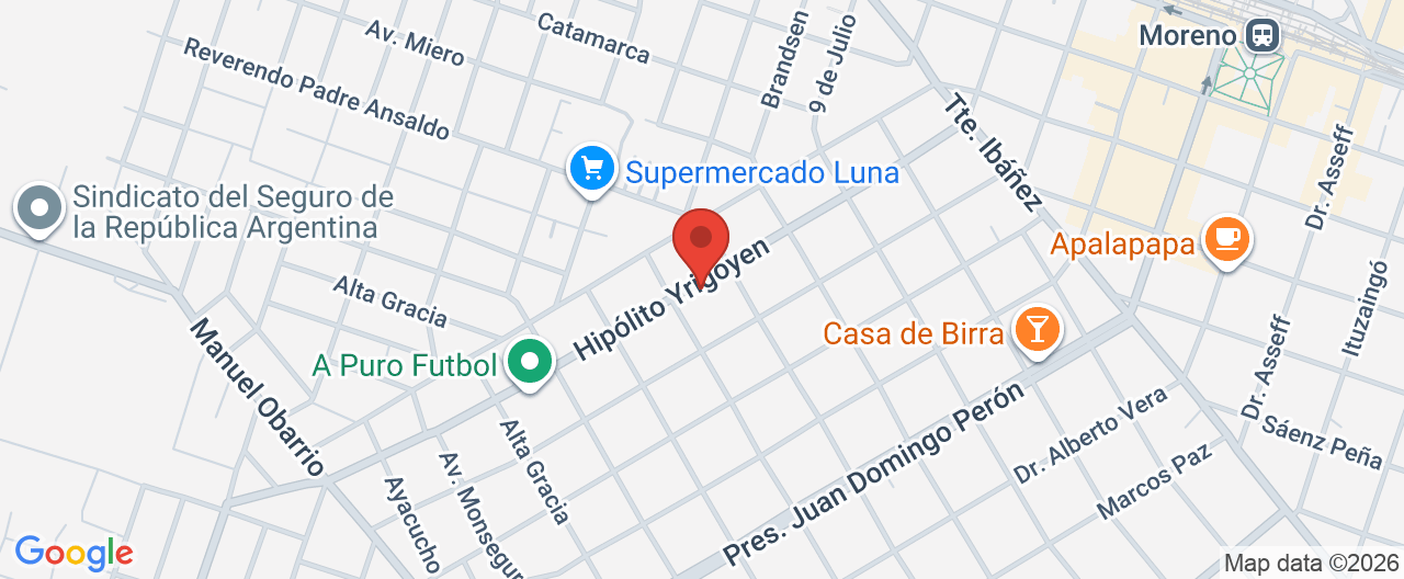 Mapa de la ubicación