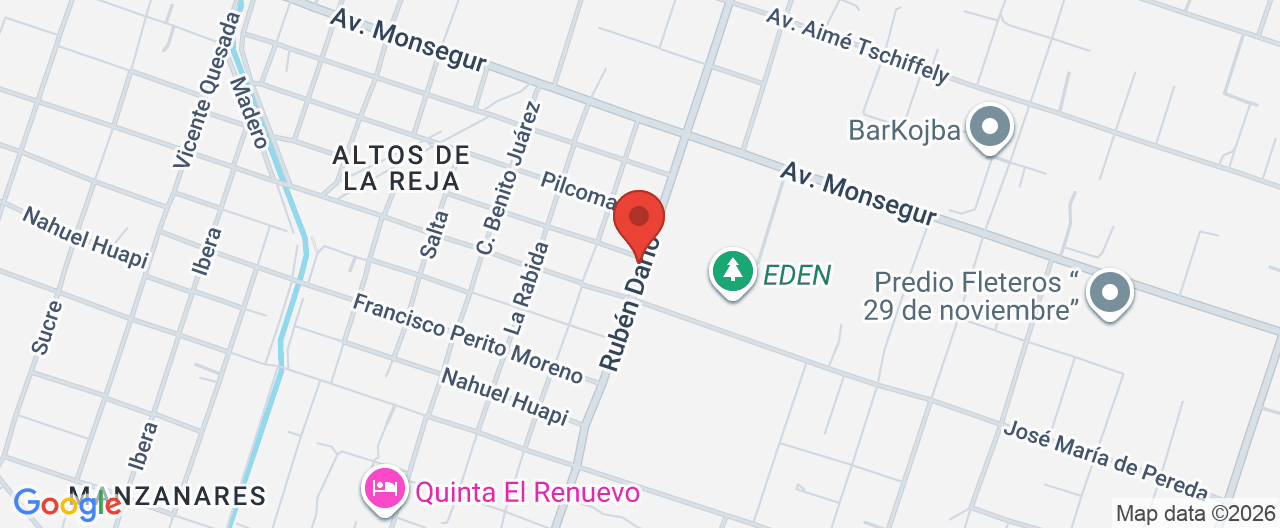 Mapa de la ubicación