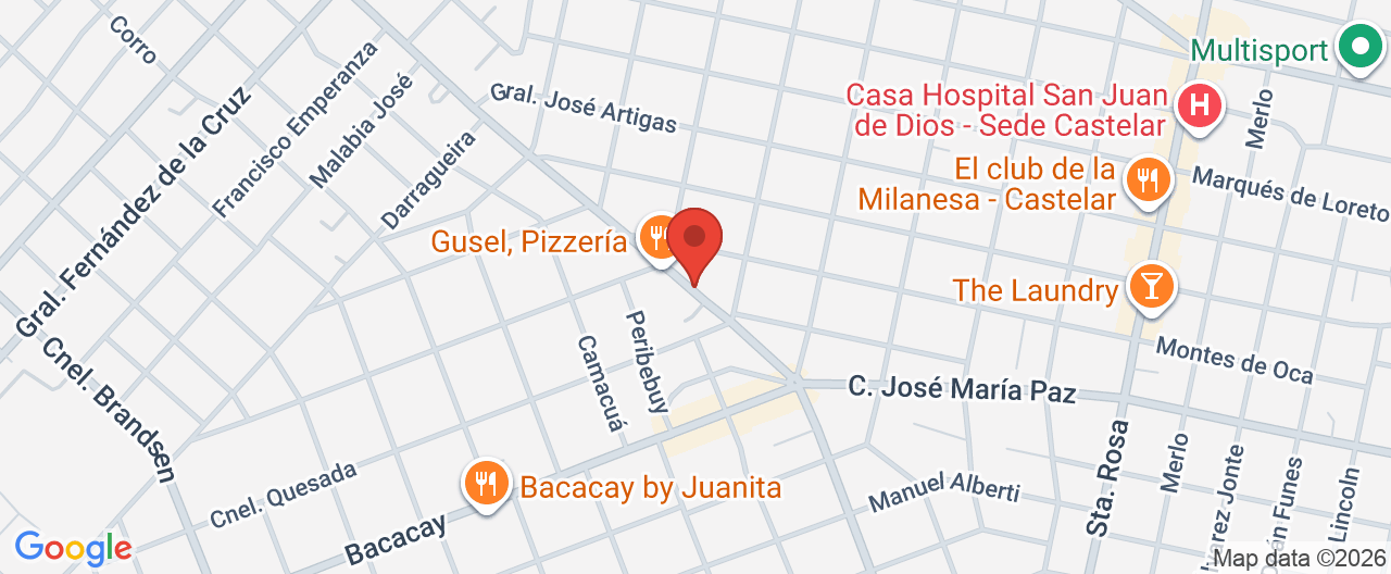 Mapa de la ubicación