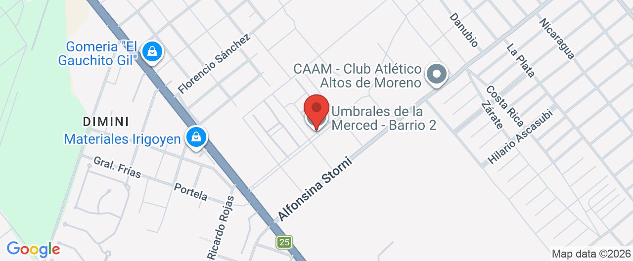 Mapa de la ubicación
