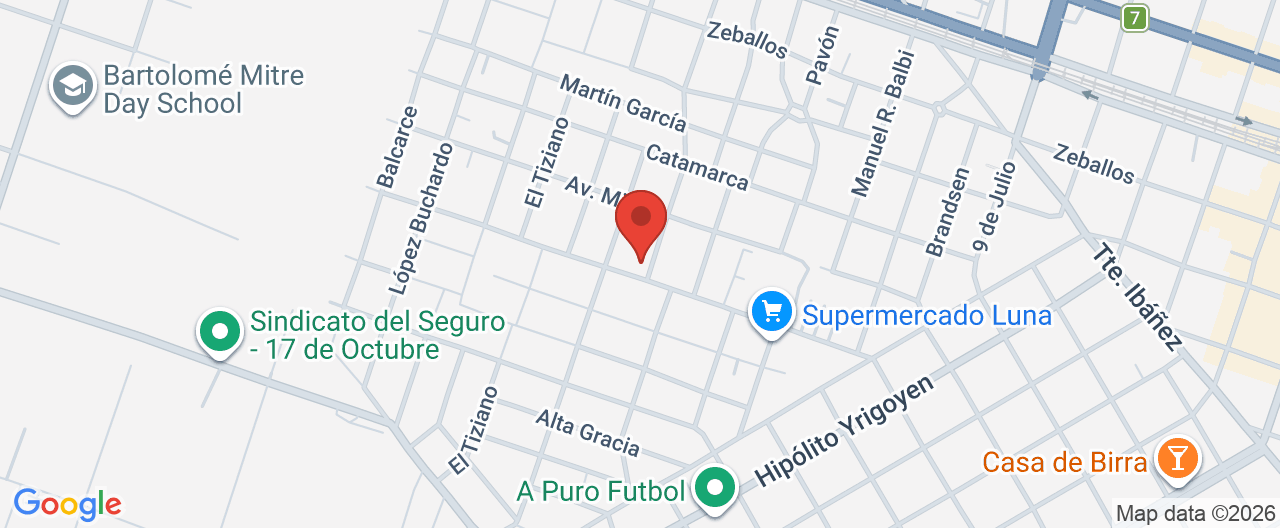 Mapa de la ubicación