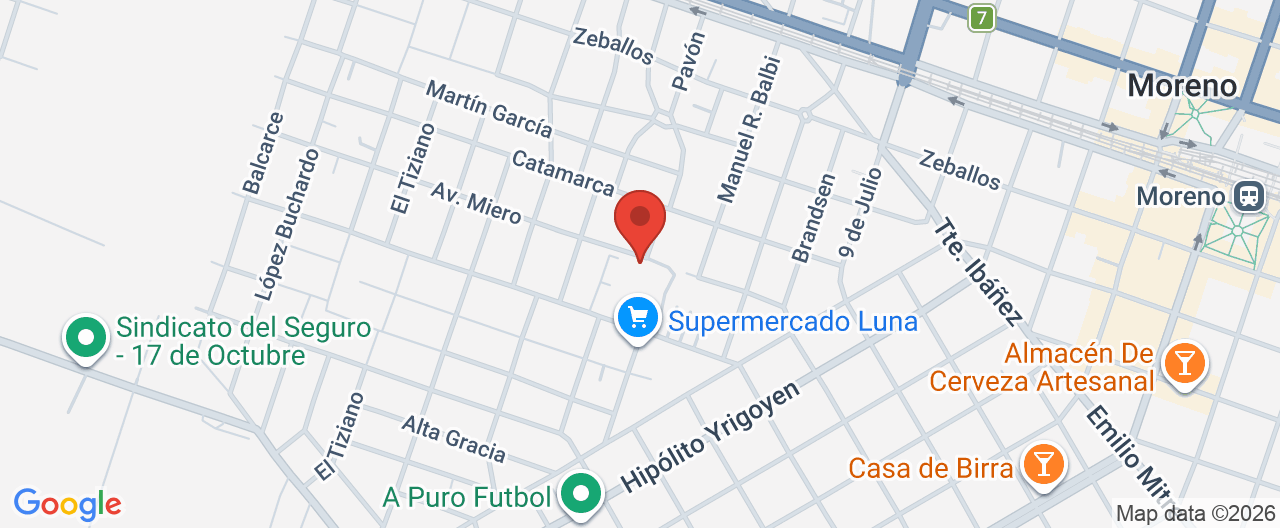Mapa de la ubicación