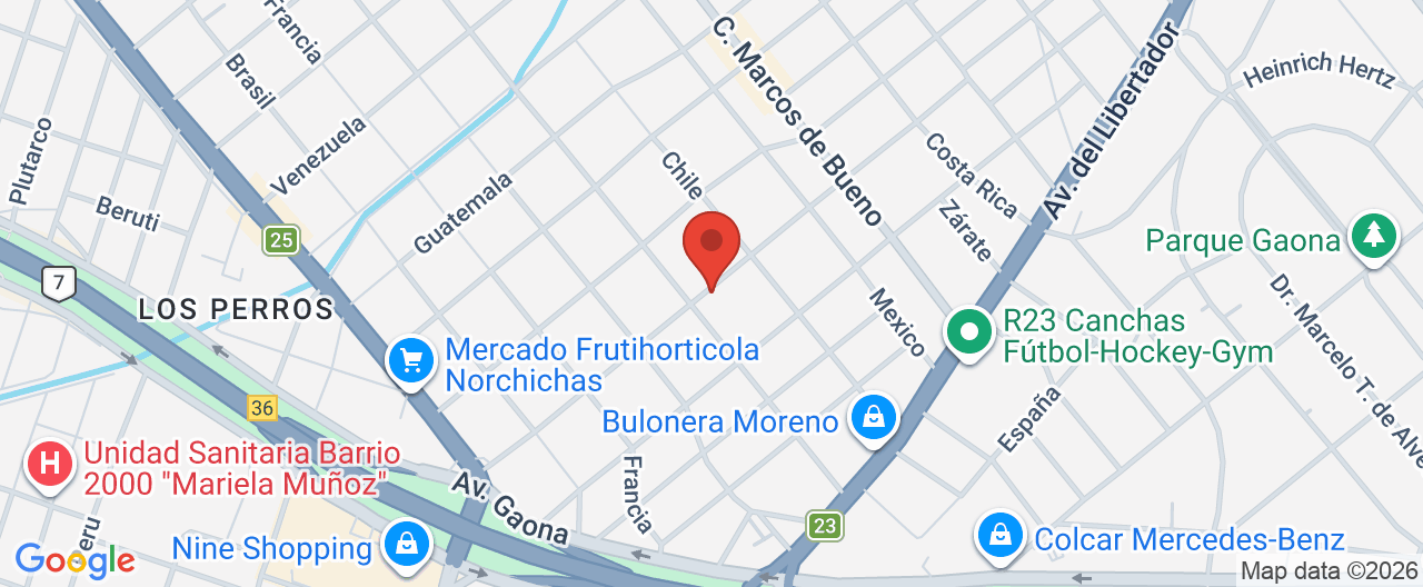 Mapa de la ubicación