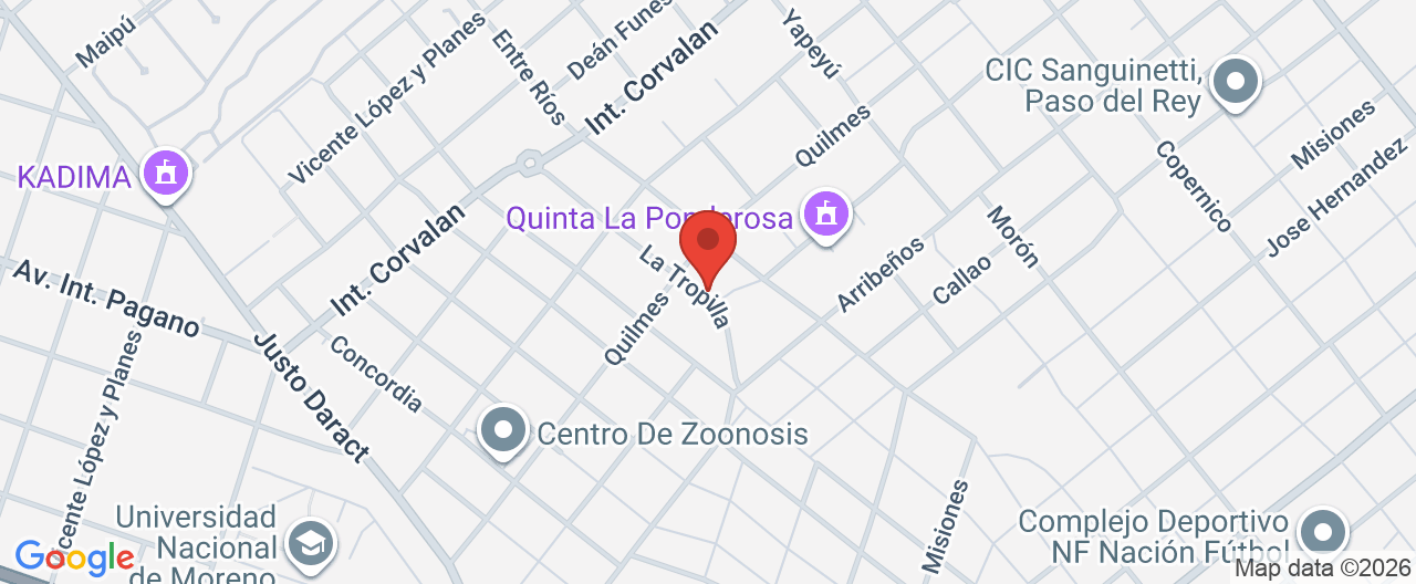 Mapa de la ubicación