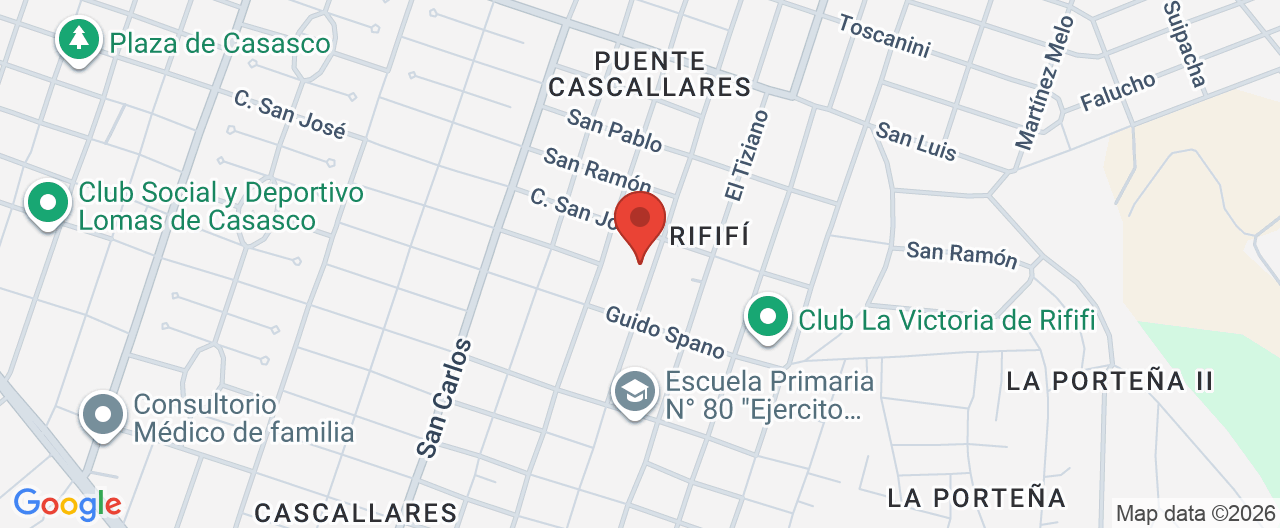 Mapa de la ubicación
