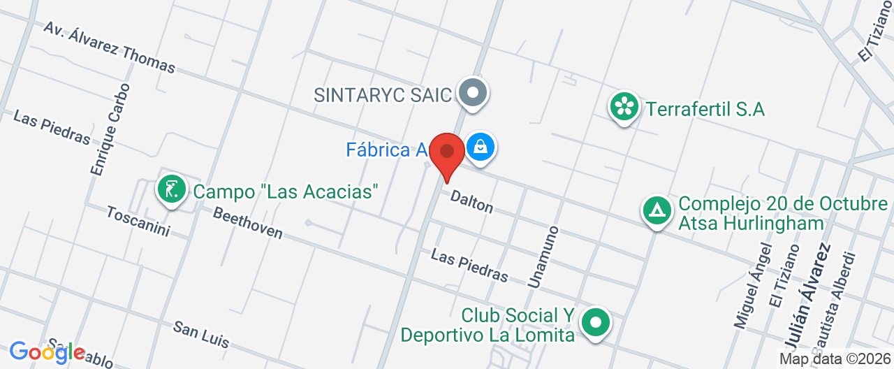 Mapa de la ubicación