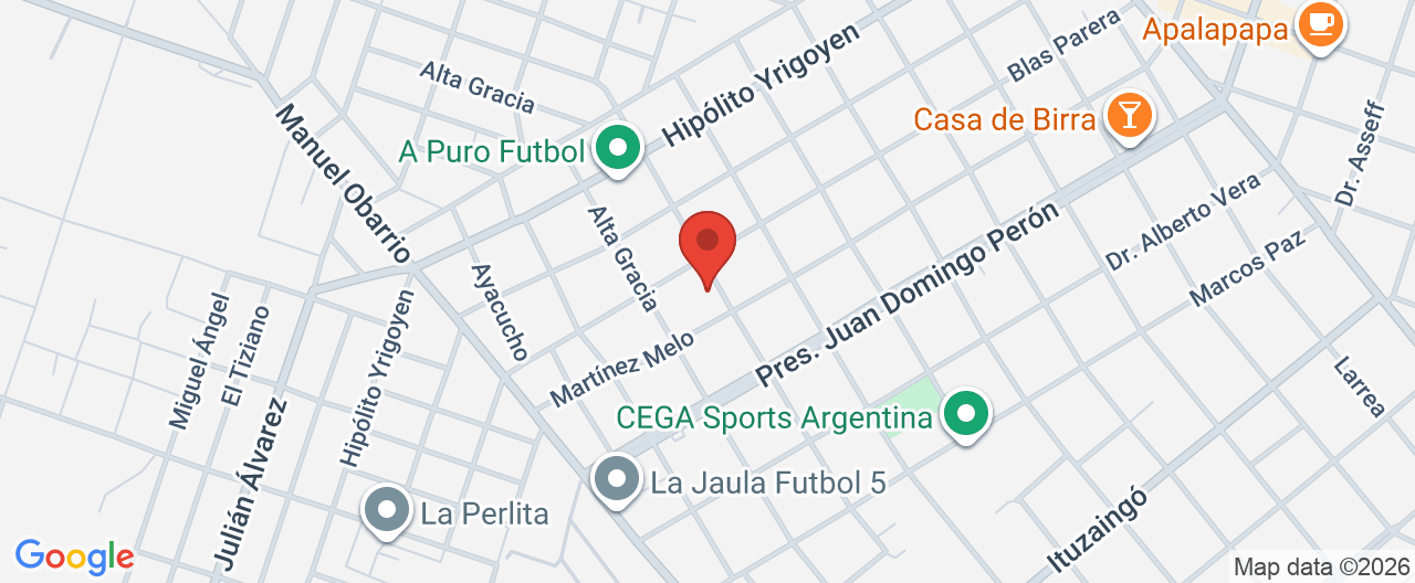 Mapa de la ubicación