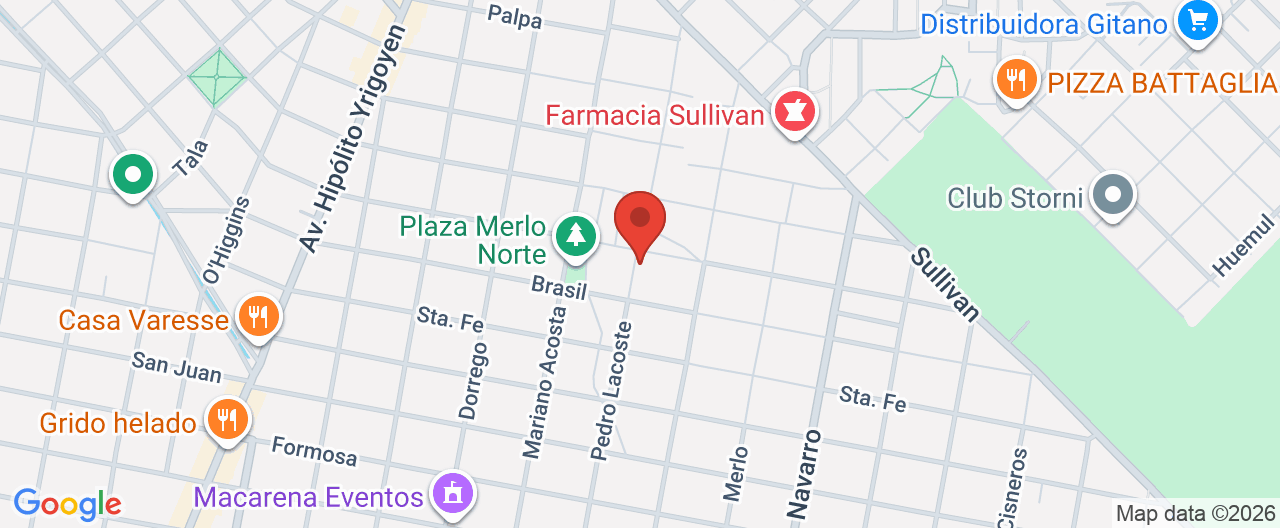 Mapa de la ubicación