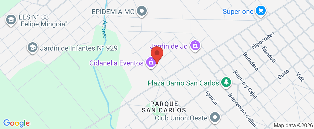 Mapa de la ubicación
