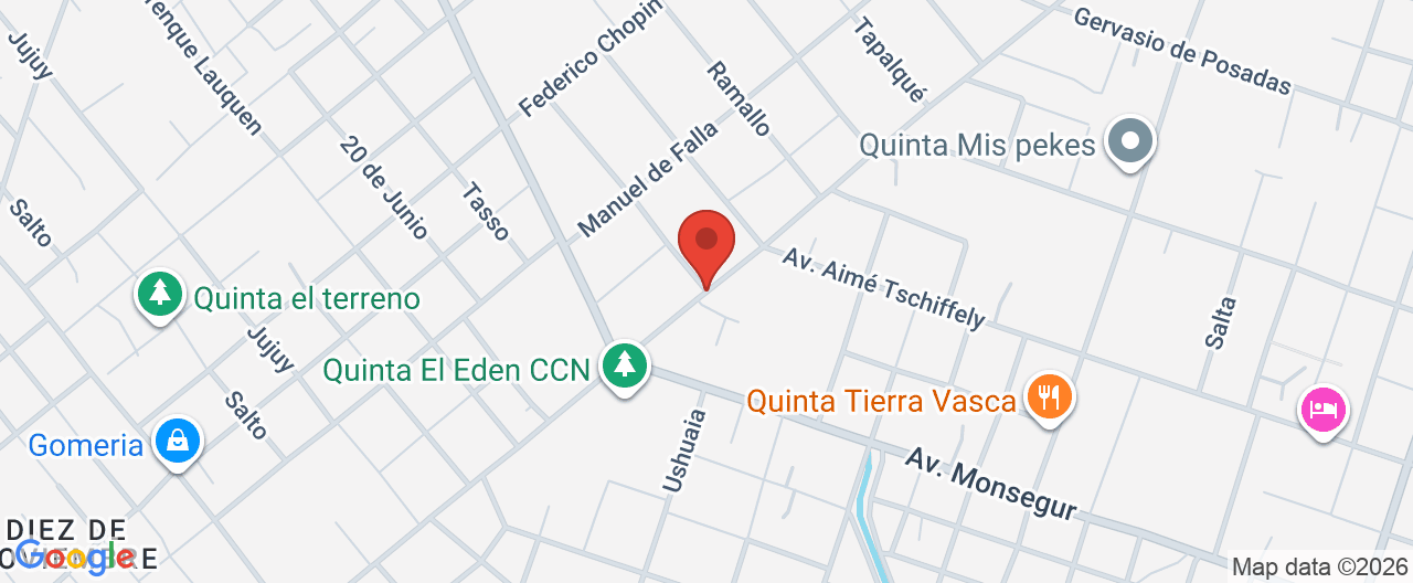 Mapa de la ubicación