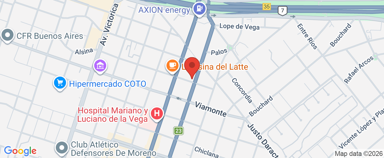 Mapa de la ubicación