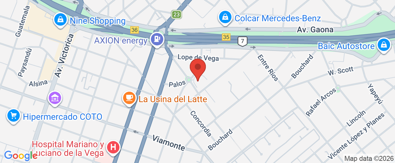 Mapa de la ubicación