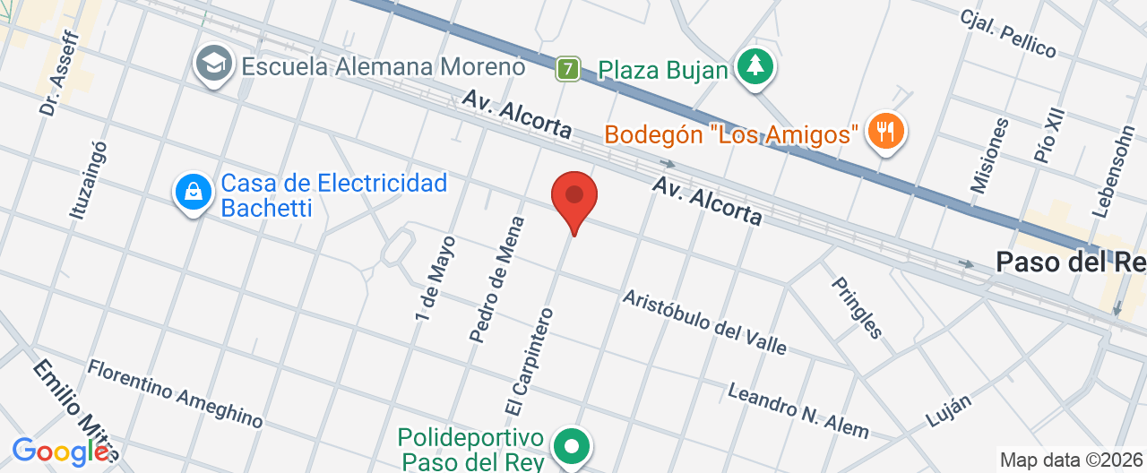 Mapa de la ubicación