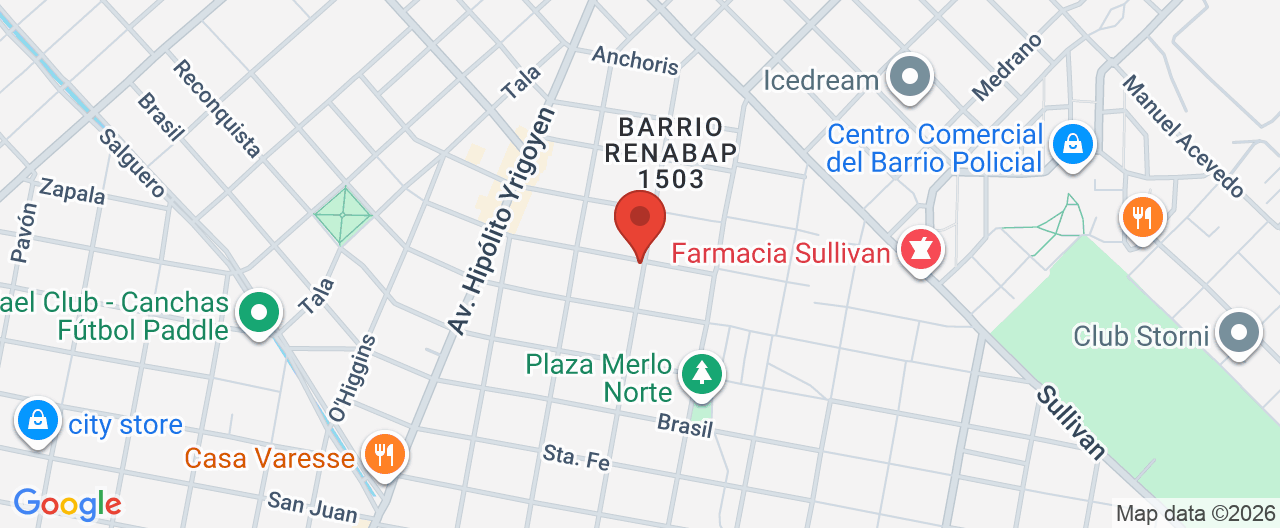 Mapa de la ubicación