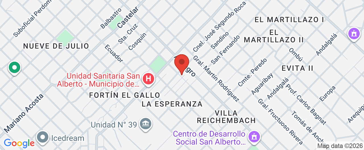Mapa de la ubicación