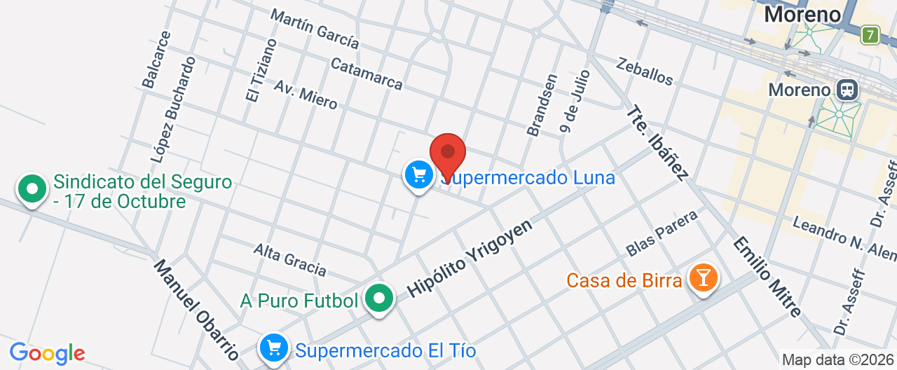 Mapa de la ubicación