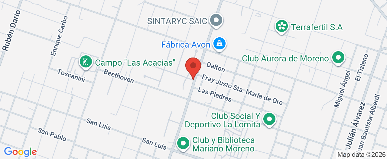 Mapa de la ubicación