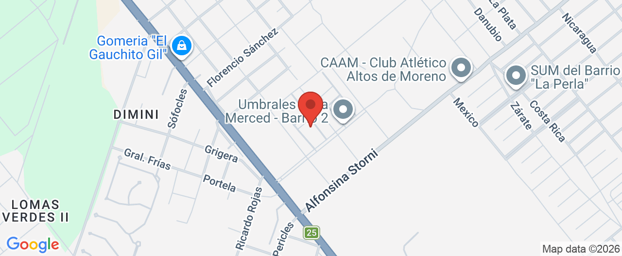 Mapa de la ubicación