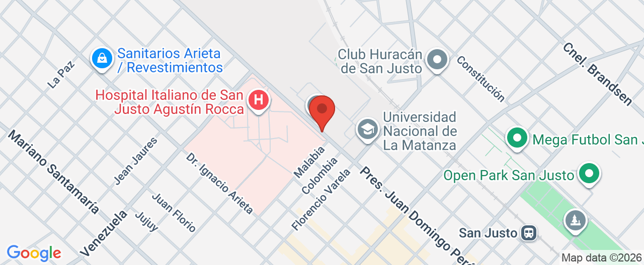 Mapa de la ubicación