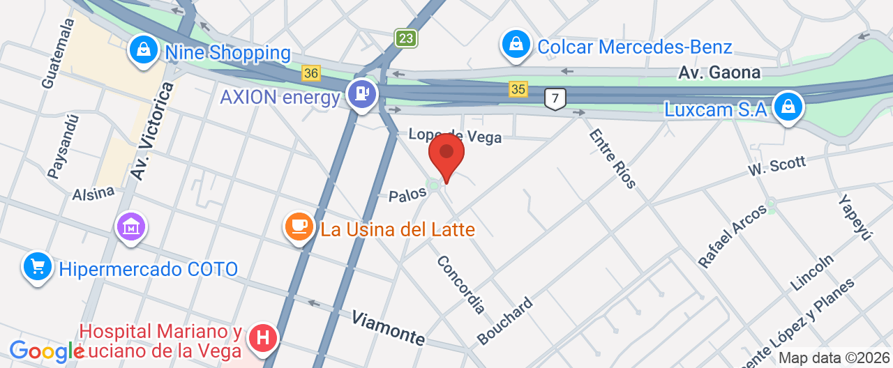 Mapa de la ubicación