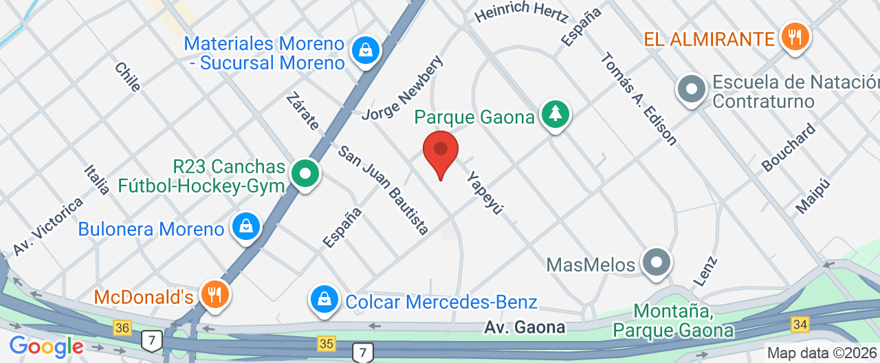 Mapa de la ubicación