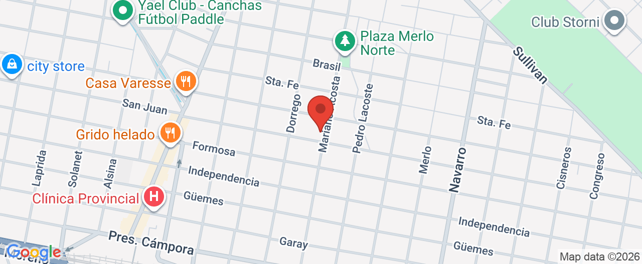 Mapa de la ubicación